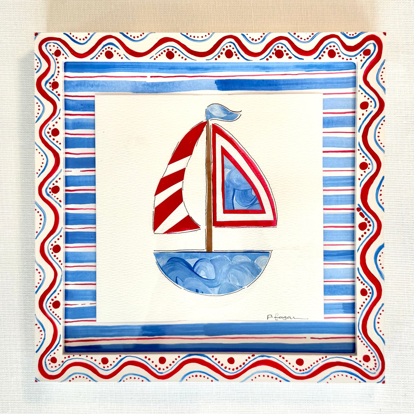 SAILIN’ RED, WHITE AND BLUE #2